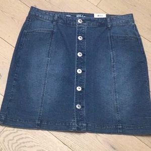 Woman’s Style & co denim skirt. Size 12. NWT! Never worn!  Very cute!